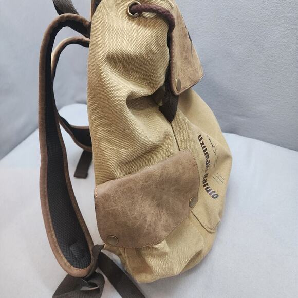 Naruto Uzumaki Brown Laptop Canvas Backpack Bookbag - Picture 4 of 11